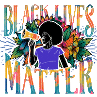 Black Lives Matter Protest Sticker by INTO ACTION