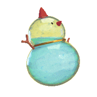 Christmas Summer Sticker