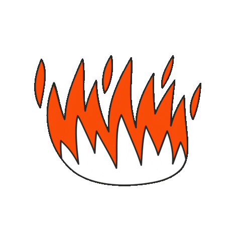 maevechocolate hot fire chocolate camping Sticker