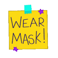 Sick Mask Sticker by Katharine Kow