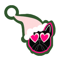 In Love Dog Sticker by Noble 31