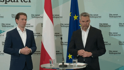 sebastian kurz shrug GIF