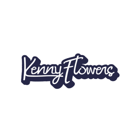 Kf Sticker by Kenny Flowers