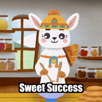Baking Sweet Success GIF by Llamaozi