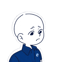 Lonely Sadness Sticker by ironbrij