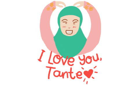 I Love You Muslim Sticker