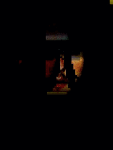 self portrait glitch GIF by gifburns