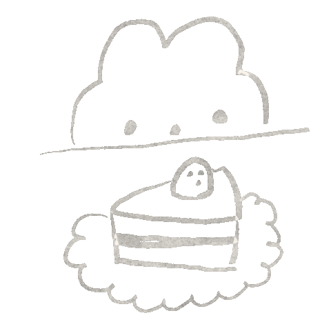 yopicakes giphyupload cake rabbit かわいい Sticker