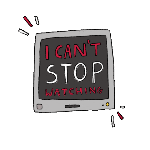 detisdoodles giphyupload netflix watch quarantine Sticker