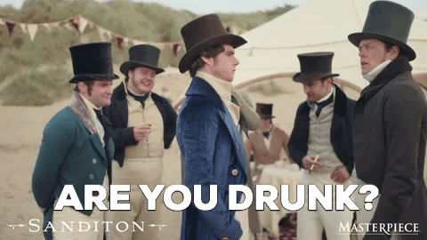 Drunk Tom Parker GIF by MASTERPIECE | PBS