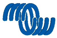 offgridshop logo rotating rotating logo bluepower Sticker