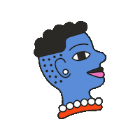 Pride Head Sticker by Maeve Chocolate