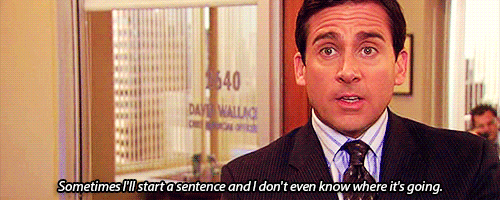 Talking Michael Scott GIF