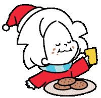 Santa Claus Love Sticker by Ai and Aiko