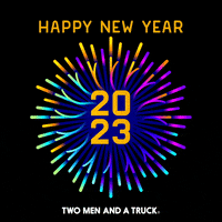 Happy New Year GIF by TWO MEN AND A TRUCK®