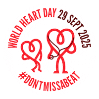 Worldheartday Sticker by World Heart Federation