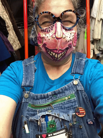 taramaginnis taras glasses silly mask GIF