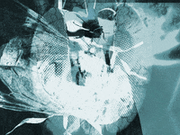 cacoodesign neon fly scan vertigo GIF