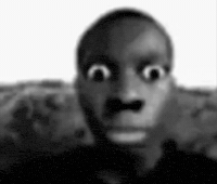 Shocked Wide Eyed GIF