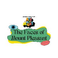 Mount Pleasant Sticker by Anna Claire