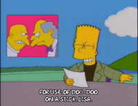 spin around bart simpson GIF