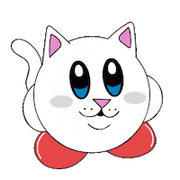 RIPNDIP_CAT alien skate kirby ow Sticker