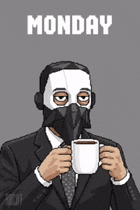 ABCNT coffee work morning tired GIF
