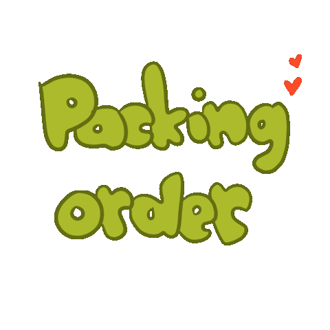 Order Packing Sticker