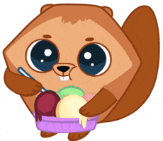 Ice Cream Spoon GIF by Bibi.Pet