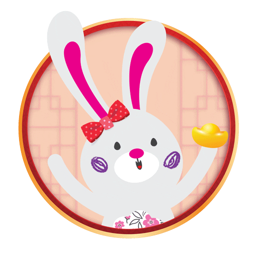 Bunny Happy Chinese New Year Sticker by Guardian Malaysia