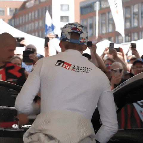 Fans GIF by FIA World Rally Championship