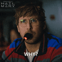 Confused Ryan Gosling GIF by Project Hail Mary