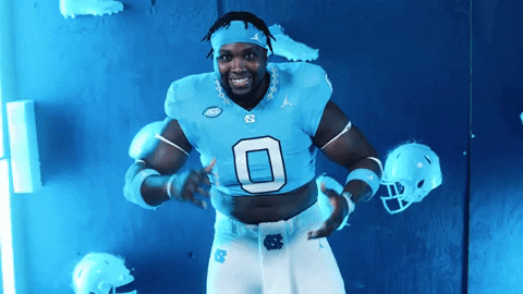 North Carolina Football GIF by UNC Tar Heels