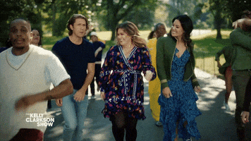 Happy Aaron Tveit GIF by The Kelly Clarkson Show