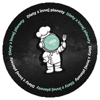 Foodtura catering streetfood astronauta kosmos Sticker
