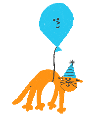 Celebrate Happy Birthday Sticker by Toby Rampton