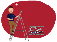 Chi Ladder Sticker by Capitol Home Inspections