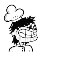 Gigglycook sticker cook stick sticky Sticker
