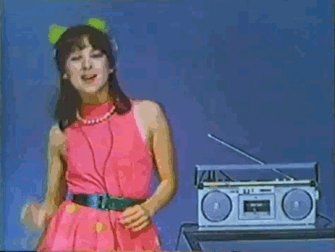 lets dance 80s GIF