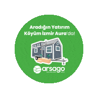 Tiny House Sticker by Arsago