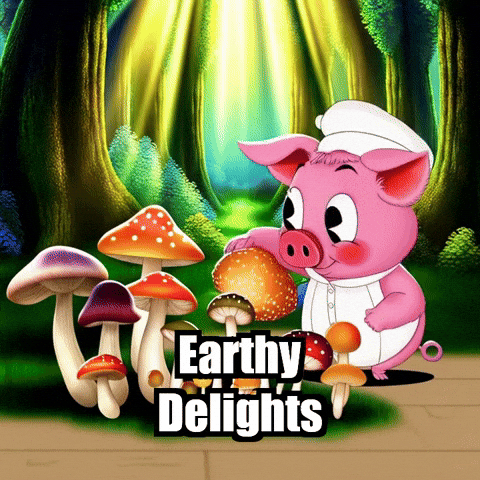 Beauty Mushrooms GIF by The Pigasso