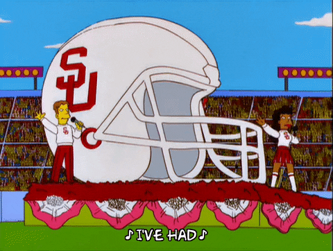 episode 11 football helmet homecoming float GIF