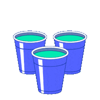 Beer Pong Party Sticker by Aegean Airlines