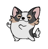 Dog Dancing Sticker