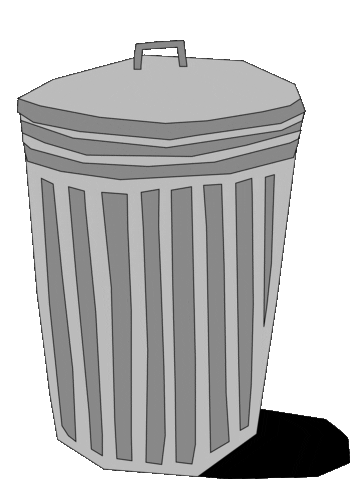 Trash Day Sticker by Ben Tuber