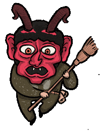 Demon Dimonis Sticker