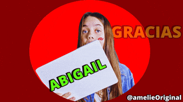 Gracias Abigail GIF by amelie