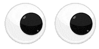 Eyes What Sticker by Snapbox Photo Booth Co