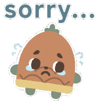 Sorry Sticker by 露野しめりけ
