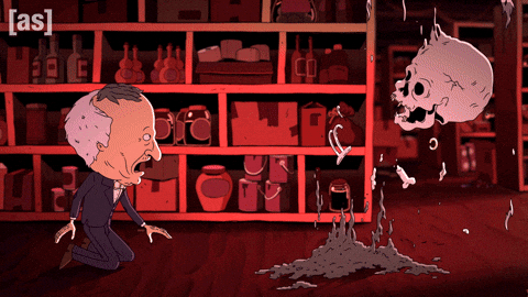 Halloween Crying GIF by Adult Swim